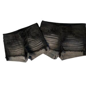 Two Celebrity Pink Blue Denim Women's Shorts 1/25. WHAT A DEAL!!